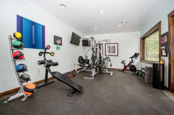 The fitness center is open to our guests.