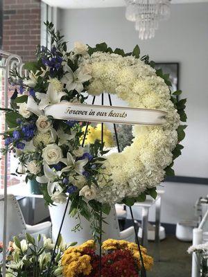 Sympathy wreath