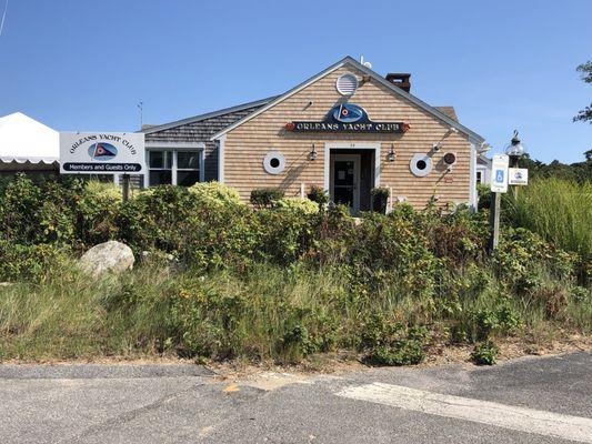 The Orleans Yacht Club located on the Town Cove in Orleans, MA, Cape Cod (on 09/07/2020)