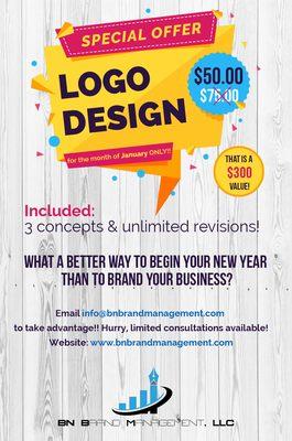 BN Brand Management's January logo special