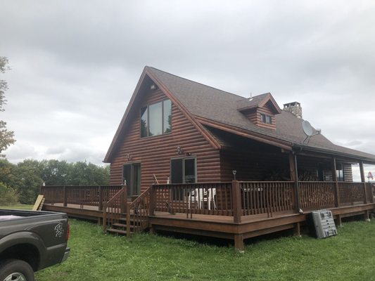 New shingle roof