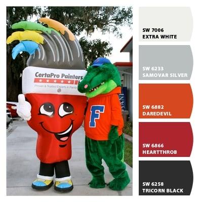 CertaPro Painters of Gainesville's own Bristles with UF's Albert!