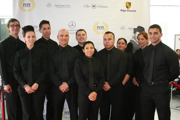 Toth Event Staffing at a fundraiser at Mercedes in White Plains, NY.