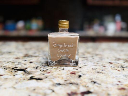 The sinfully decadent Gingerbread Cookie Liqueur