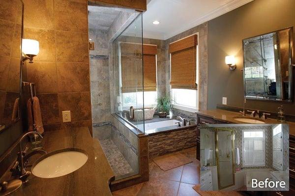 A Renovated Bathroom by John Gore of B. Graham Interiors