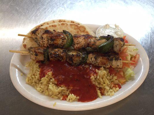 Chicken kabobs