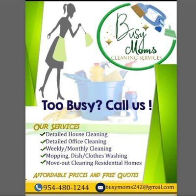 Busy Mom's Cleaning Service