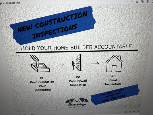 New Construction Inspections