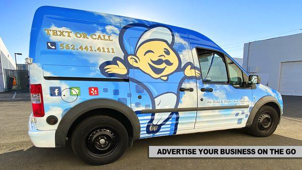 Van Wrap for HB Duct in Orange County