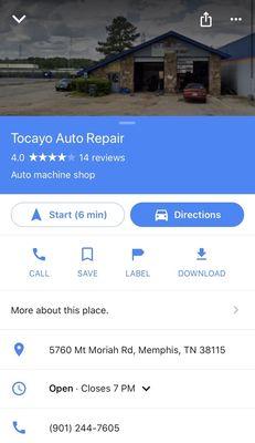 Tocayo Complete Auto Service