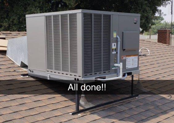 Rooftop unit replacement