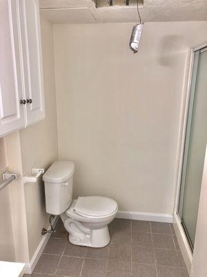 Bathroom painting: walls + baseboards + doors. Call for free estimate 617-903-2029