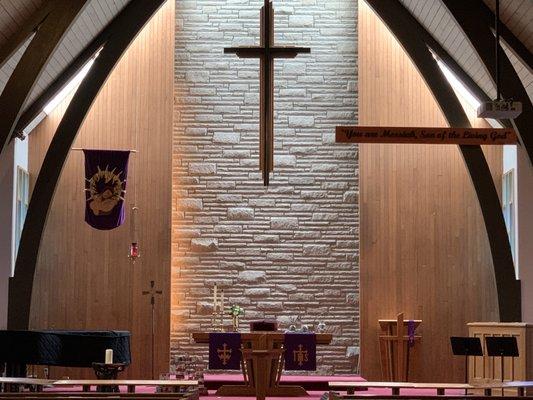 The altar in the Sanctuary