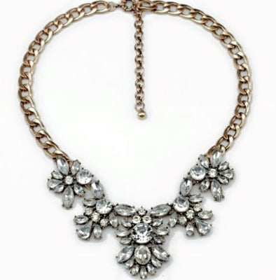 Simple statement necklace