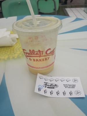 Yummy smoothie and punch card