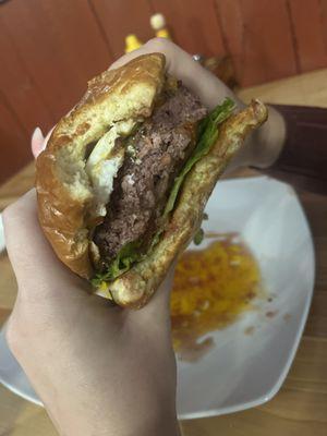 Steak and Egg King Burger