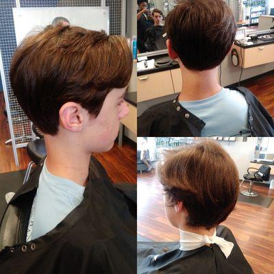 Young man haircuts