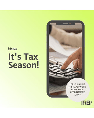 Do not wait till the last minute. Call us now and file your taxes Today!