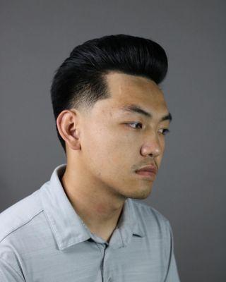 Taper pompadour