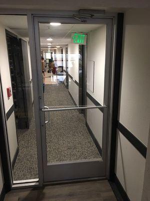 Glass-Aluminum Interior Door