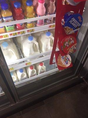 Cheap milk for a gas station