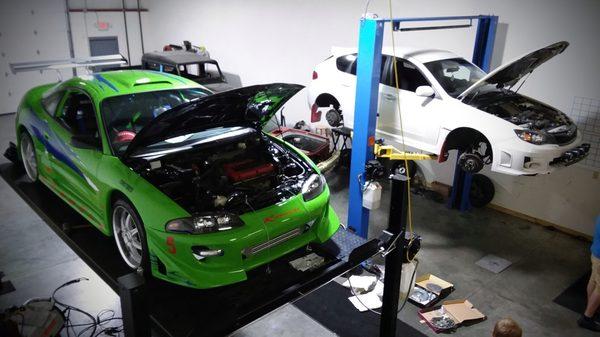 Subaru Impreza WRX getting an Impreza STI 6-Speed Transmission Swap.