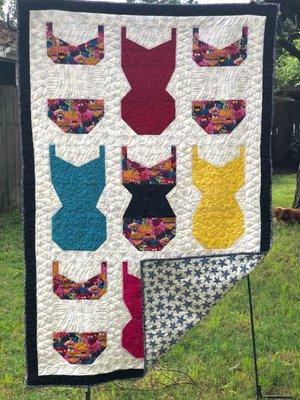 Summertime quilt.  This quilt can  be personalized