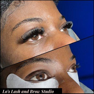 Full Volume Eyelash Application