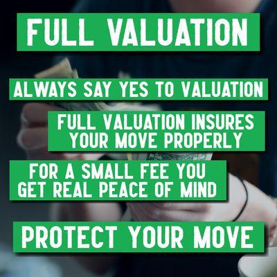 Full Valuation and Insurance