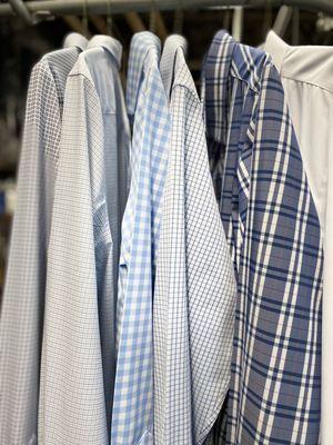 Dry cleaning shirts