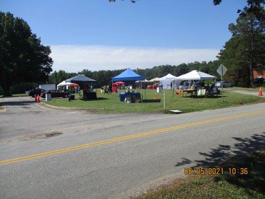 Charles City County Farmers Market, June 5, 2021: A paucity of vendors.