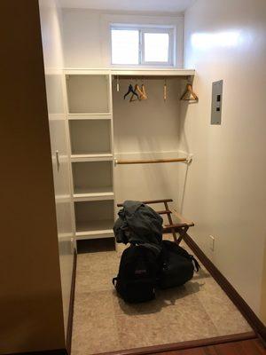 Closet area