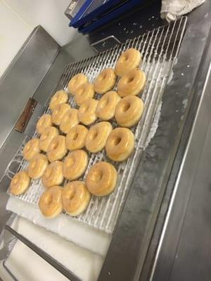 Glaze donuts. The most popular in town.