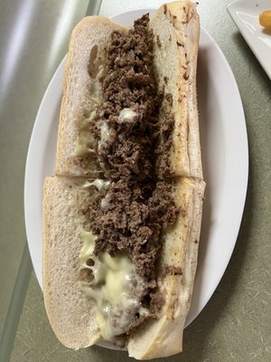 Plain cheesesteak