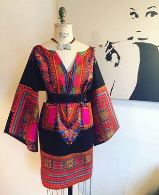 Dashiki Dress made for a client.