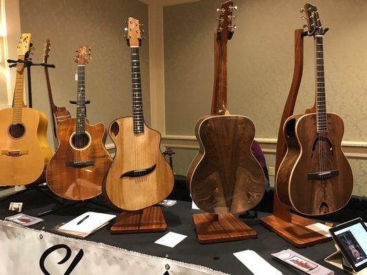 Four models represented At the Artisan Guitar Show