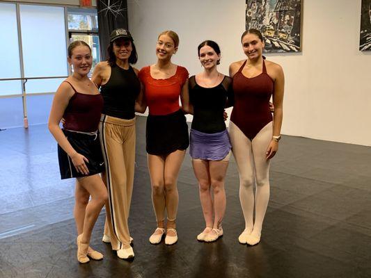 PVBallet Alumni visit