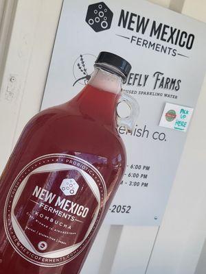 My favorite hibiscus  lavender  kombucha