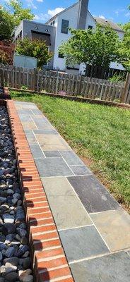 Walkways flagstone