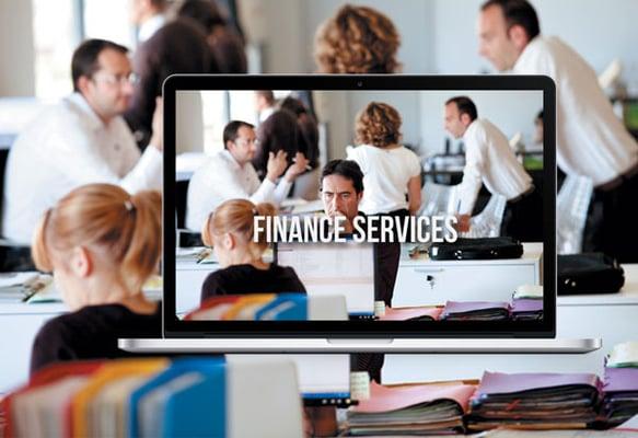 website design for financial company