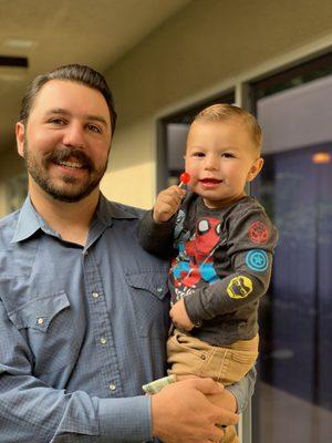 Williams's first haircut