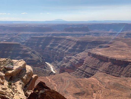 Muley Point had many aspects similar to Canyonlands National Park.