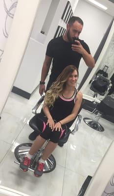 I love Juan carlos, he does the best hair in Miami