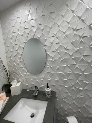 Bathroom accent wall tile