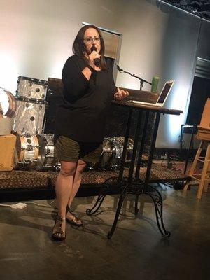 Speaking at Journey Arts Collective