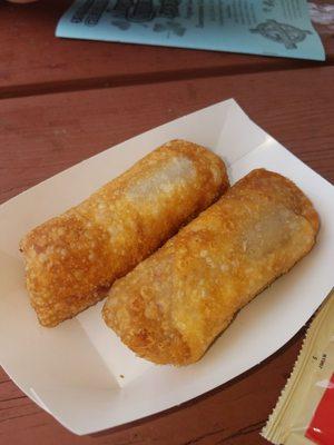 Reuben egg rolls