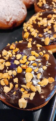 Fudge peanut donut