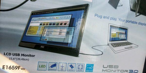 Portable USB monitor