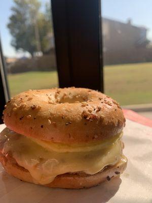 Everything bagel sandwich!