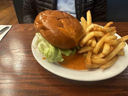 Fried chicken sandwich